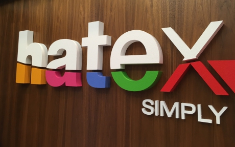 hatex náhledový obrázek portfolia 3D logo polep interiéru zasedací místnosti