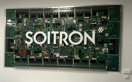 SOITRON 3D logo - recepce